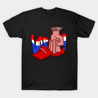 Dead Maga Hat - Vote Blue - Native Hand T-Shirt